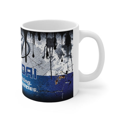 Hyundai Graffiti Ceramic Coffee Cup - 11oz & 15oz