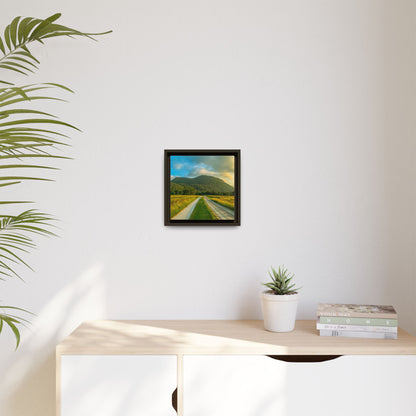 Mountain Torc Matte Canvas, Framed (Multi-color)