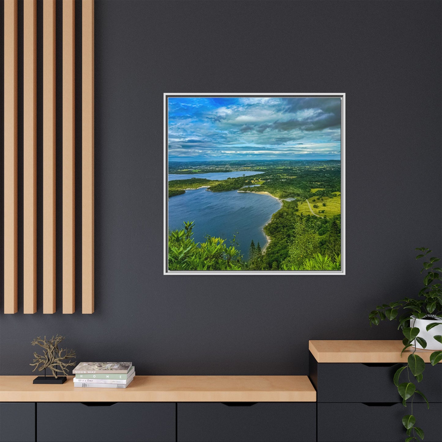 Killarney Trail 2 Matte Canvas, Framed (Multi-color)