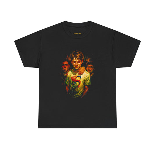 Graphic Tee — Retro Trio Portrait Band Art