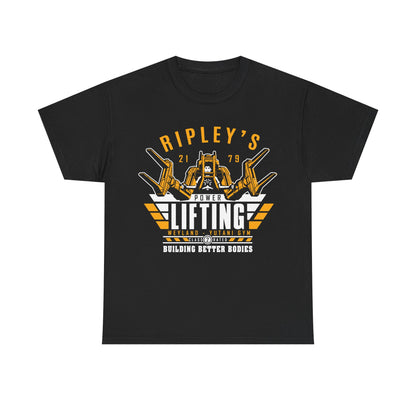 Ripley’s Power Lifting T-Shirt - Unisex Heavy Cotton Tee for Fitness Enthusiasts Black