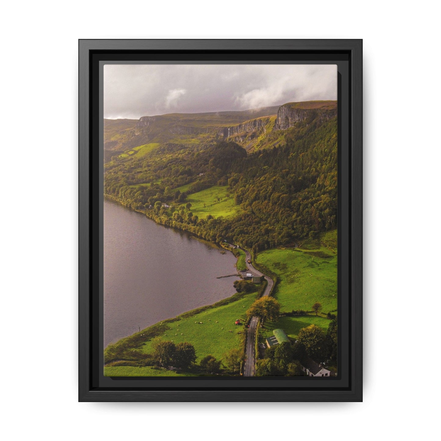 South in Aghadh an Aird or The Devil's Cheney Matte Canvas, Framed (Multi-color)