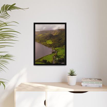 South in Aghadh an Aird or The Devil's Cheney Matte Canvas, Framed (Multi-color)