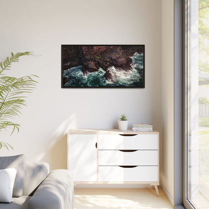 Kerry Head Matte Canvas, Framed (Multi-color)