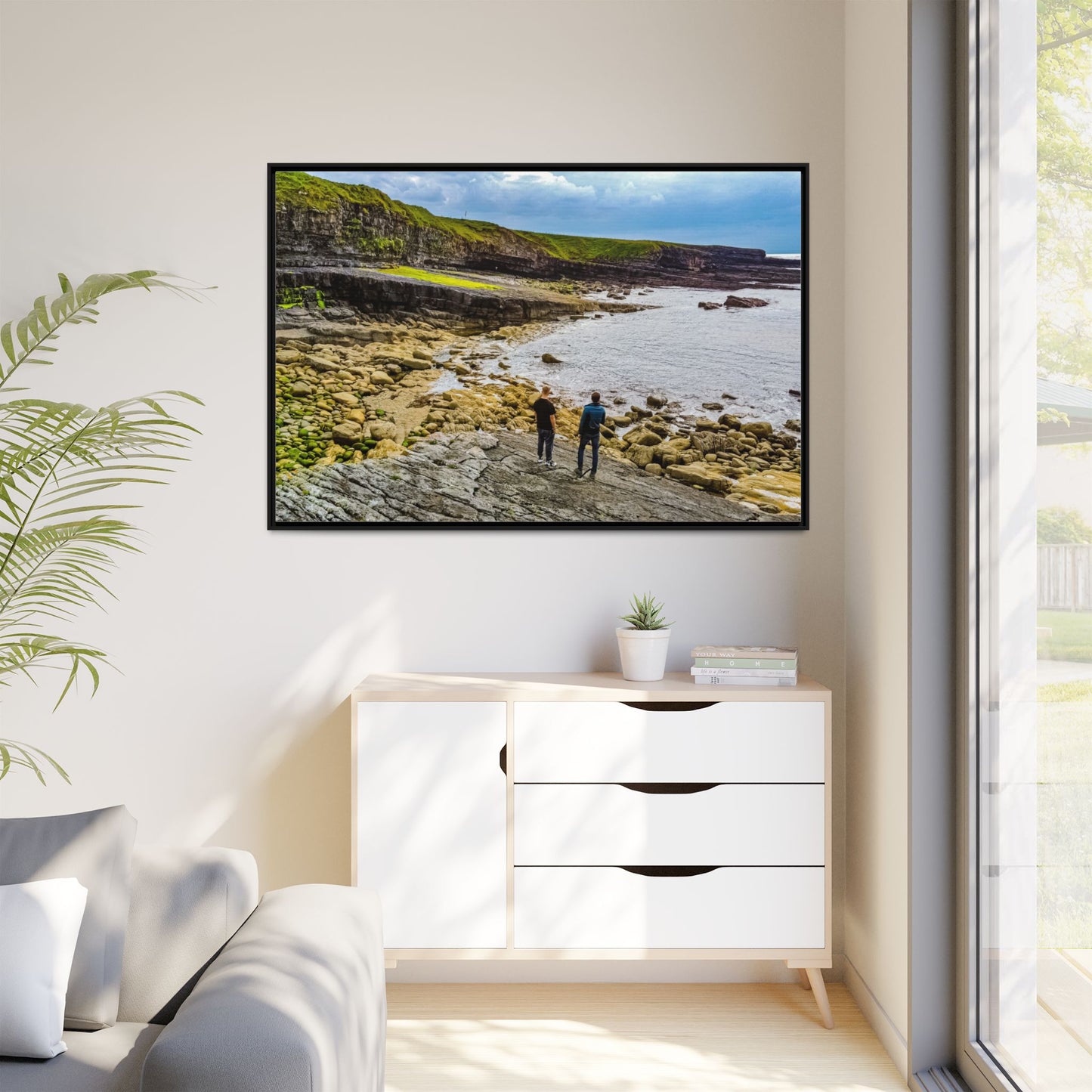 Sligo County Matte Canvas, Framed (Multi-color)