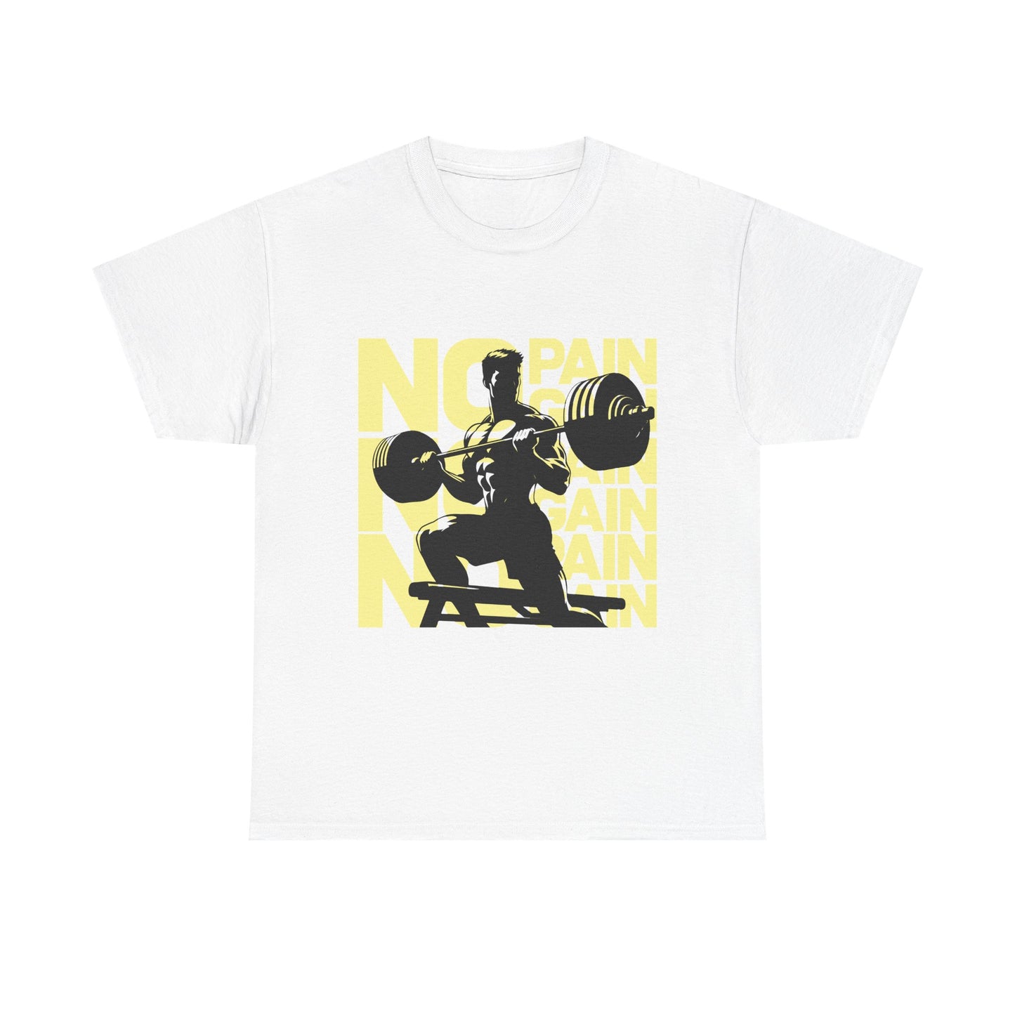 No Pain No Gain 11 Unisex Heavy Cotton Tee