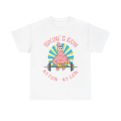 Bikini Bottom Gym Patrick Unisex Heavy Cotton Tee
