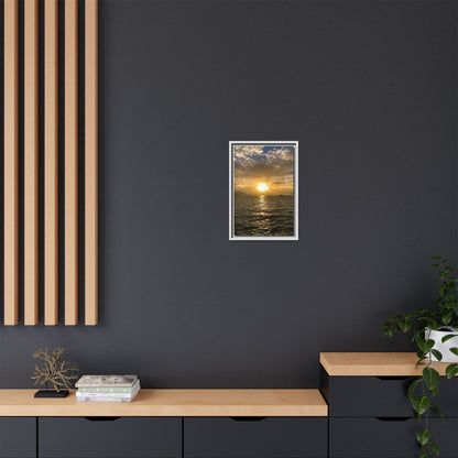 Sunset in Fenit Matte Canvas, Framed (Multi-color)