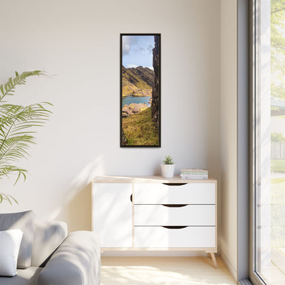 Mount Brandon Valley Matte Canvas, Framed (Multi-color)