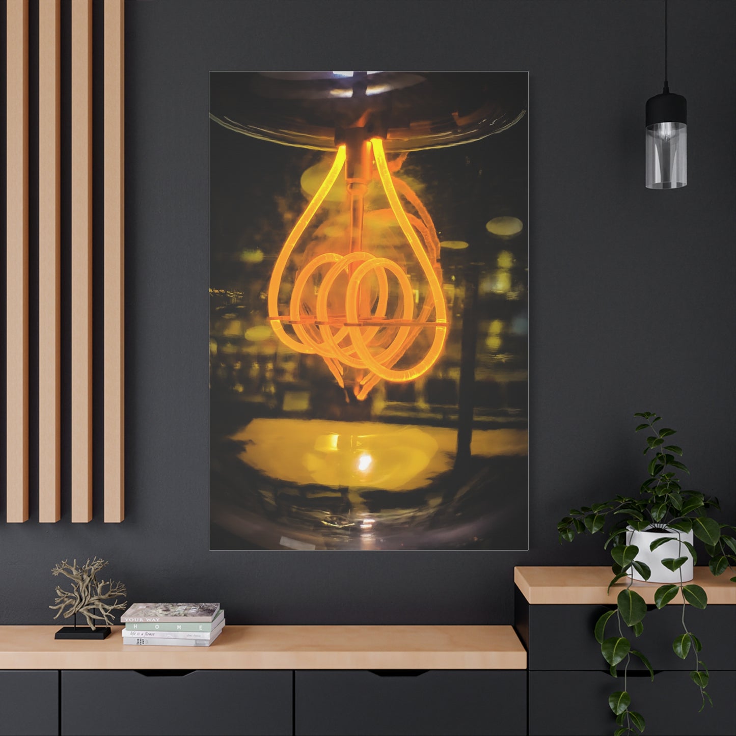 Bulb Matte Canvas, Stretched, 1.25"