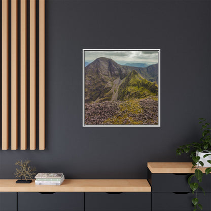 Halfway to Carrauntoohil Matte Canvas, Framed (Multi-color)