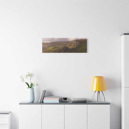 Sruth in Aghadh an Aird or The devil's Chimney Matte Canvas, Stretched, 1.25"