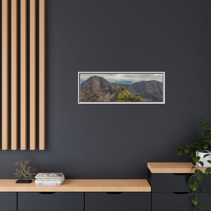 Halfway to Carrauntoohil Matte Canvas, Framed (Multi-color)