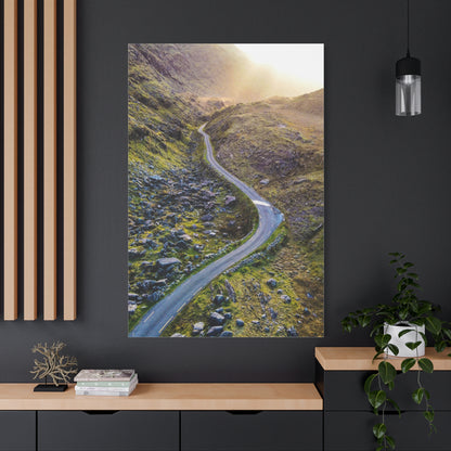 Valley Road Matte Canvas, Stretched, 1.25"