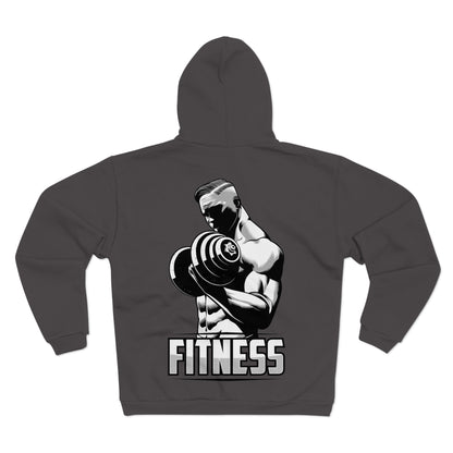 Fitness II Unisex Hooded Zip Sweatshirt