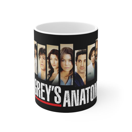 Grey's Anatomy Ceramic Coffee Mug - 11oz & 15oz - Perfect Gift for Fans!