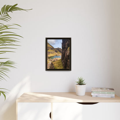 Mount Brandon Valley Matte Canvas, Framed (Multi-color)
