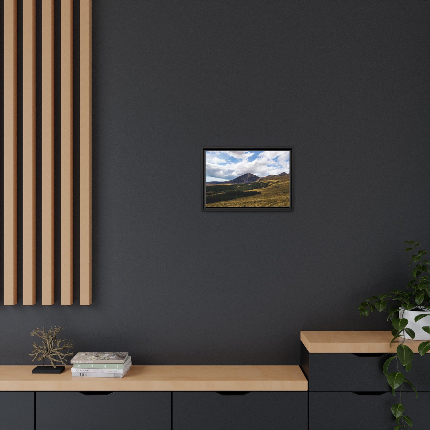 Mount Brandon Matte Canvas, Framed (Multi-color)