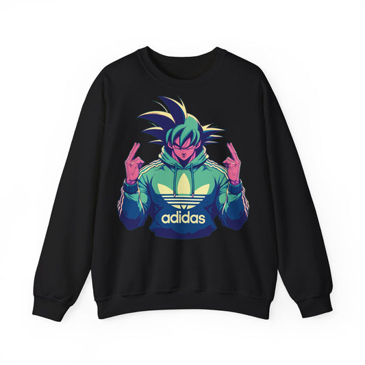 Vibrant Anime-Inspired Unisex Crewneck Sweatshirt