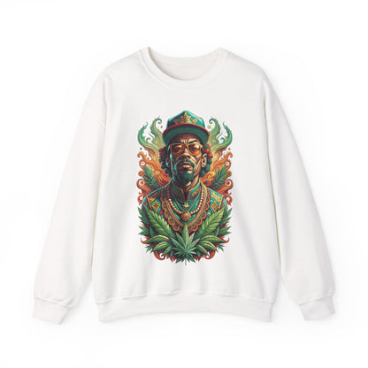 Reggae Lion — Rasta Portrait Graphic Sweatshirt