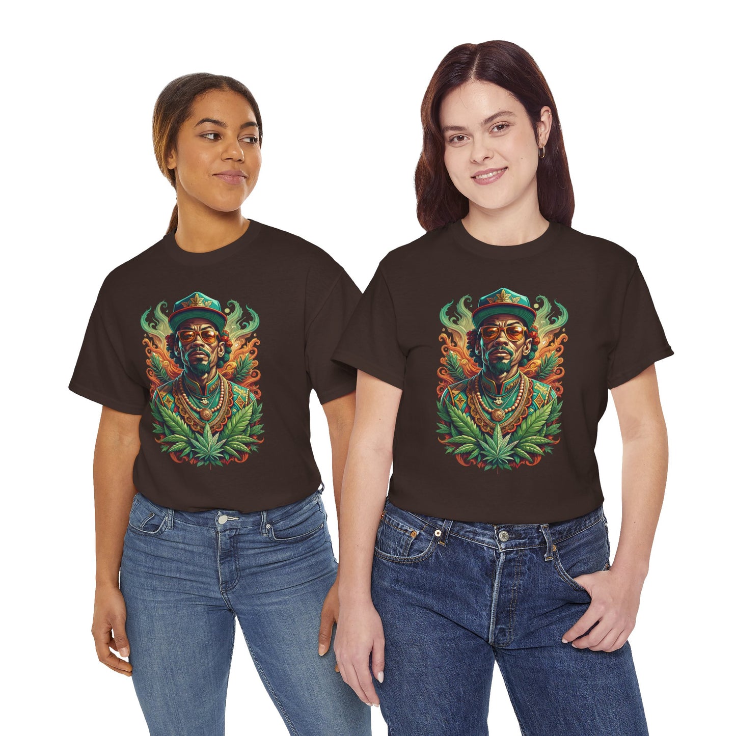 Reggae Lion Tee — Rasta Portrait Graphic T-Shirt