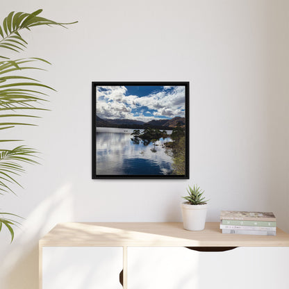 Lake Matte Canvas, Framed (Multi-color)