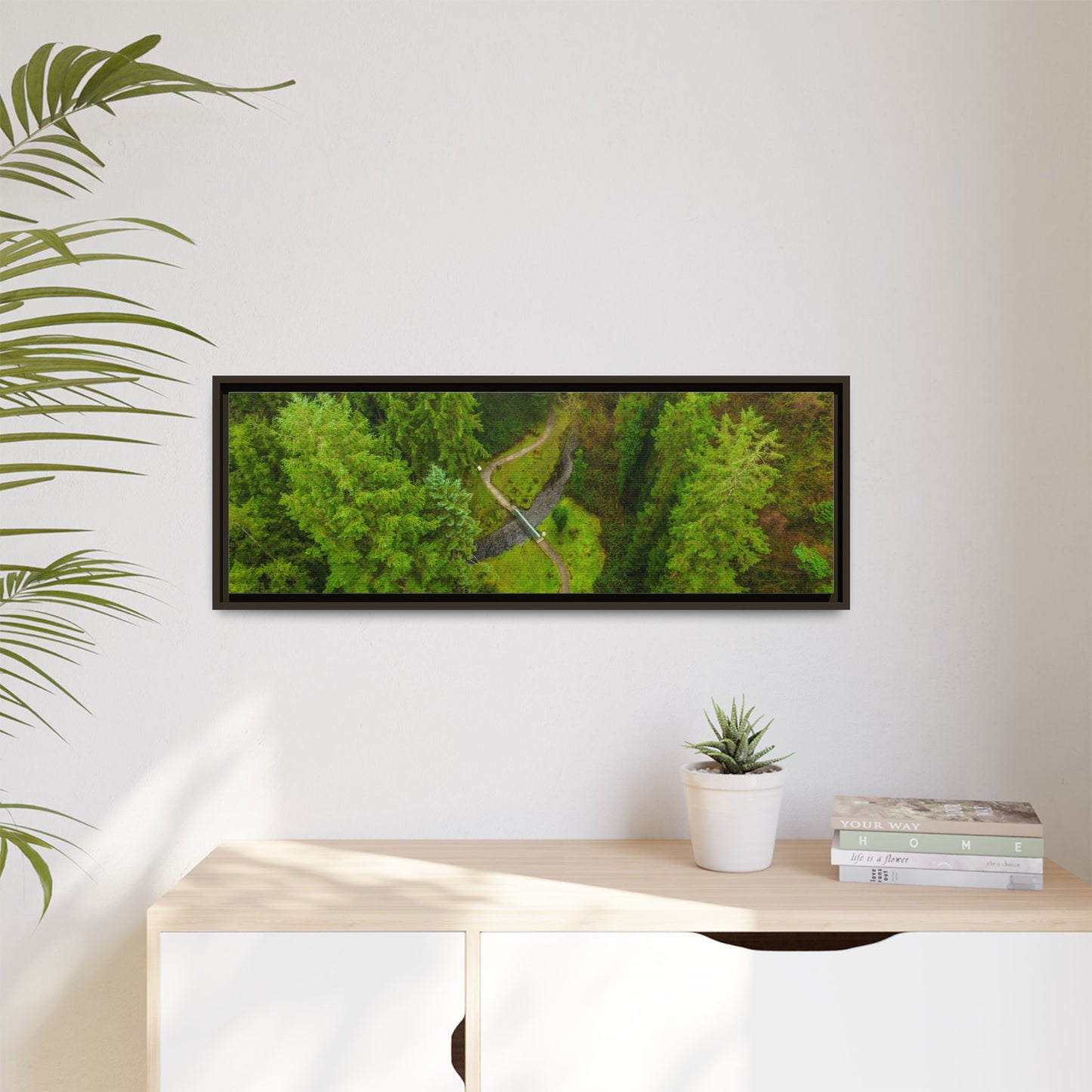 Glanageenty Forest Matte Canvas, Framed (Multi-color)