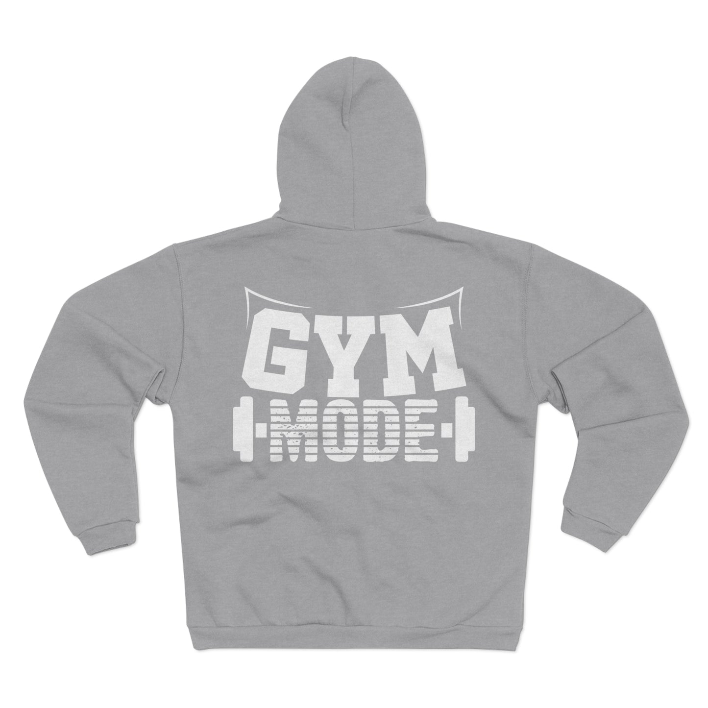Gym Mode Unisex Hooded Zip Sweatshirt - Perfect for Fitness Enthusiasts