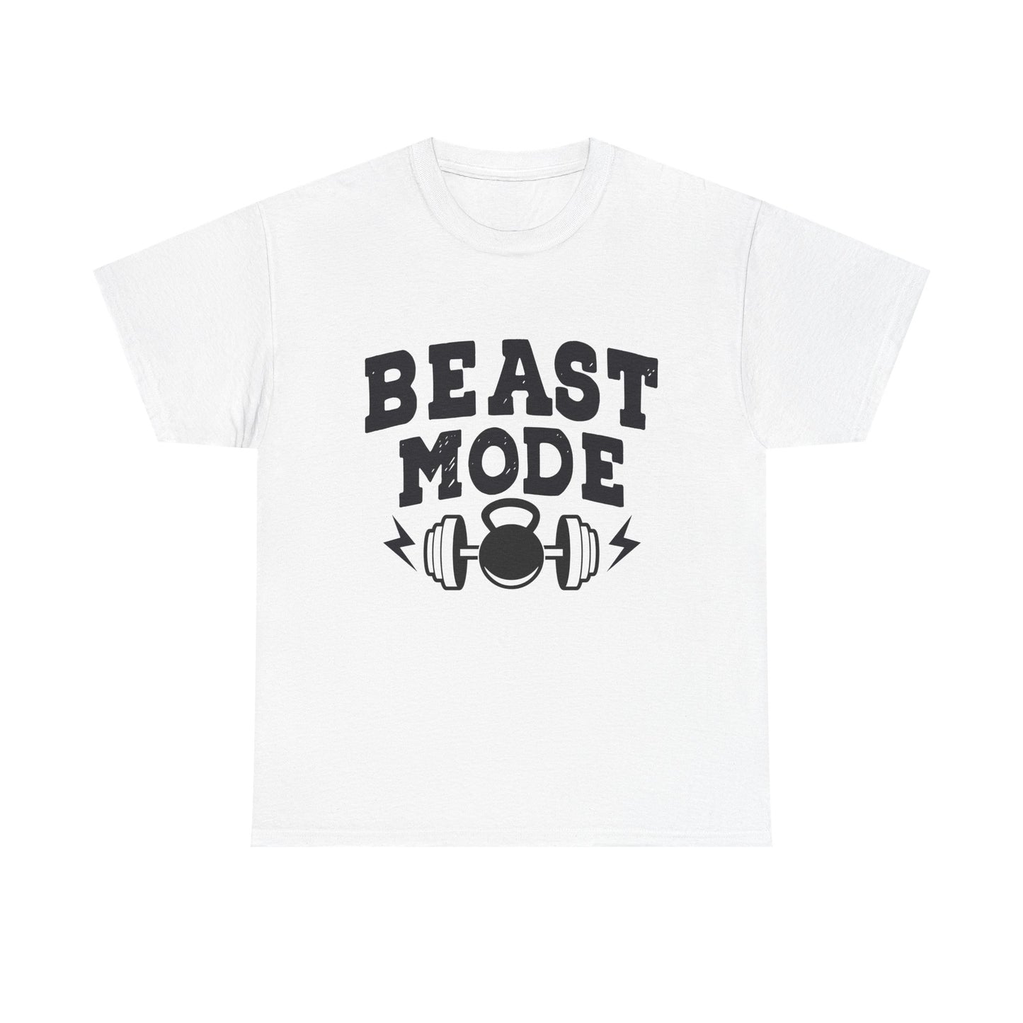 Beast Mode Unisex Heavy Cotton Tee - Workout Fitness Shirt