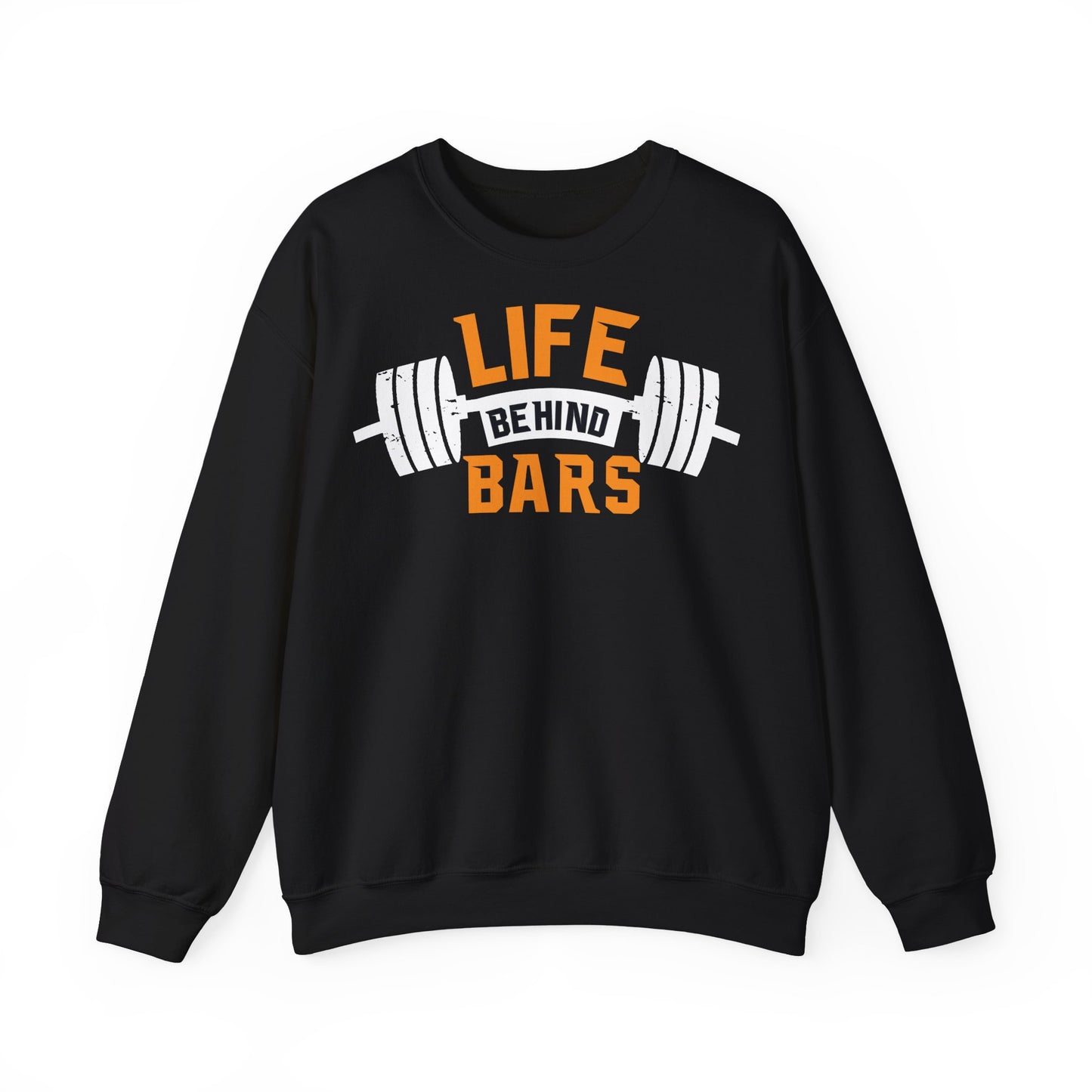 Life Behind Bars Sweatshirt | Unisex Heavy Blend™ Crewneck for Fitness Enthusiasts