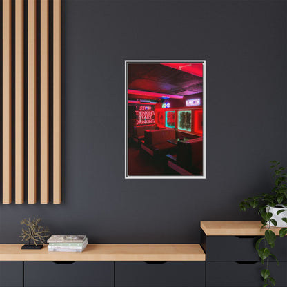 The Mermaids Night Club Matte Canvas, Framed (Multi-color)