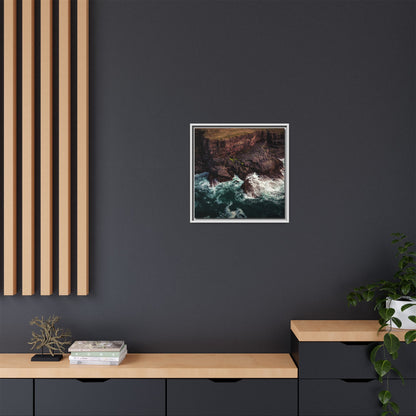 Kerry Head Matte Canvas, Framed (Multi-color)