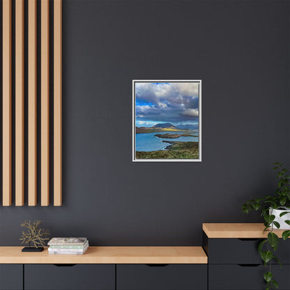 Unknown Mountain Matte Canvas, Framed (Multi-color)