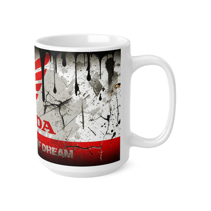 Honda-Inspired Ceramic Coffee Cups - 11oz & 15oz - Perfect Gift for Motorcycle Enthusiasts