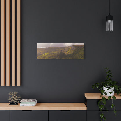 Sruth in Aghadh an Aird or The devil's Chimney Matte Canvas, Stretched, 1.25"