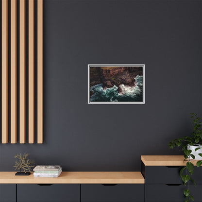 Kerry Head Matte Canvas, Framed (Multi-color)