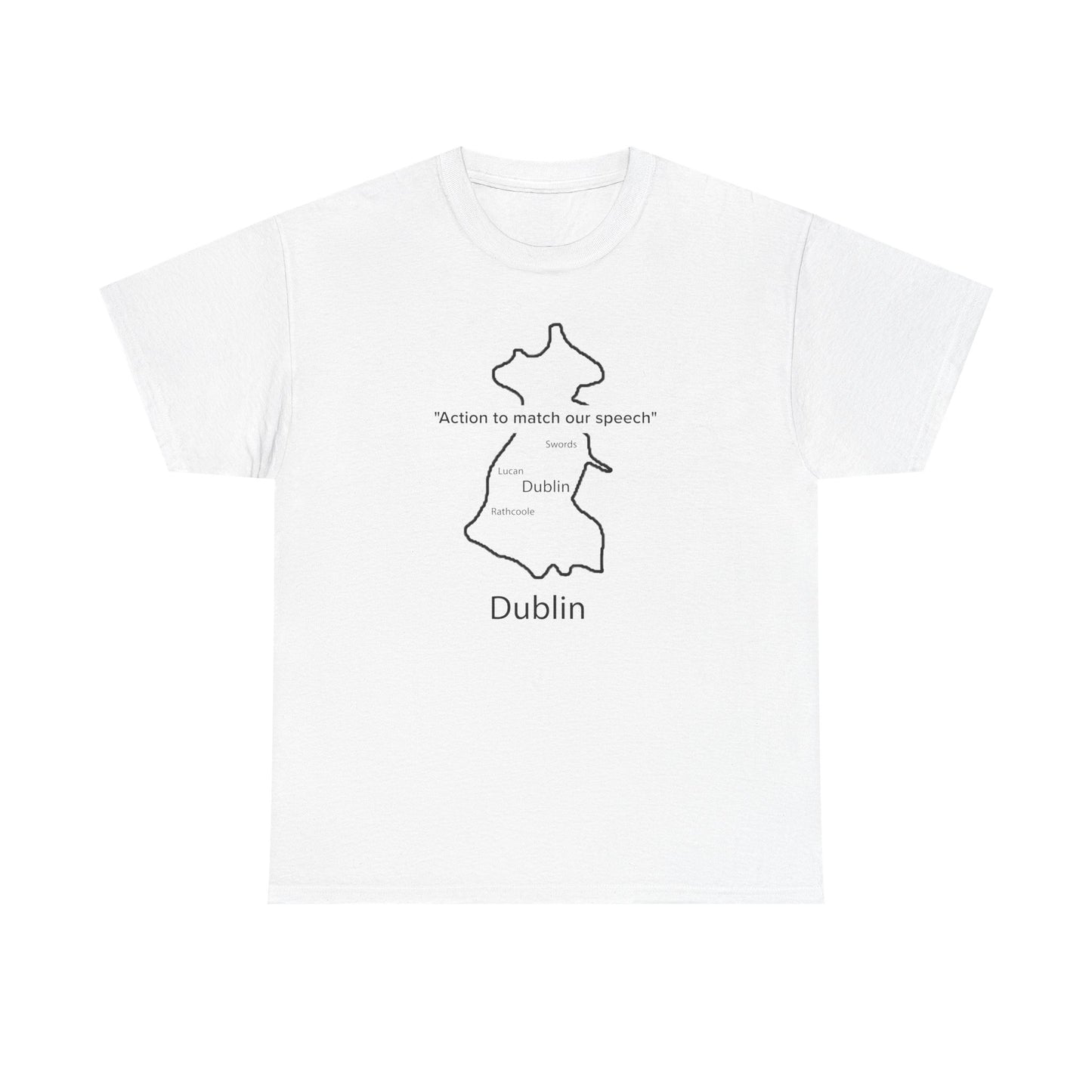 Dublin Unisex Heavy Cotton Tee White Edition