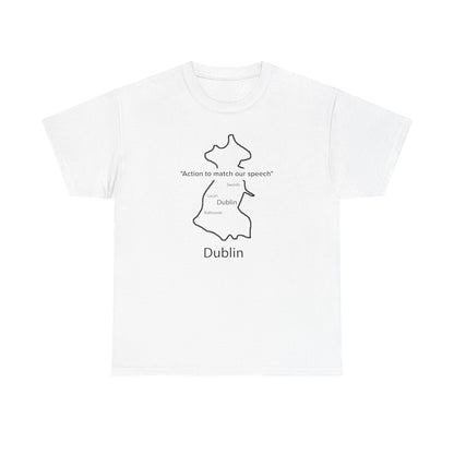 Dublin Unisex Heavy Cotton Tee White Edition
