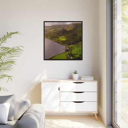 South in Aghadh an Aird or The Devil's Cheney Matte Canvas, Framed (Multi-color)