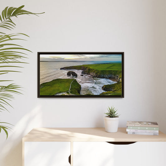 Virgin Rock Matte Canvas, Framed (Multi-color)