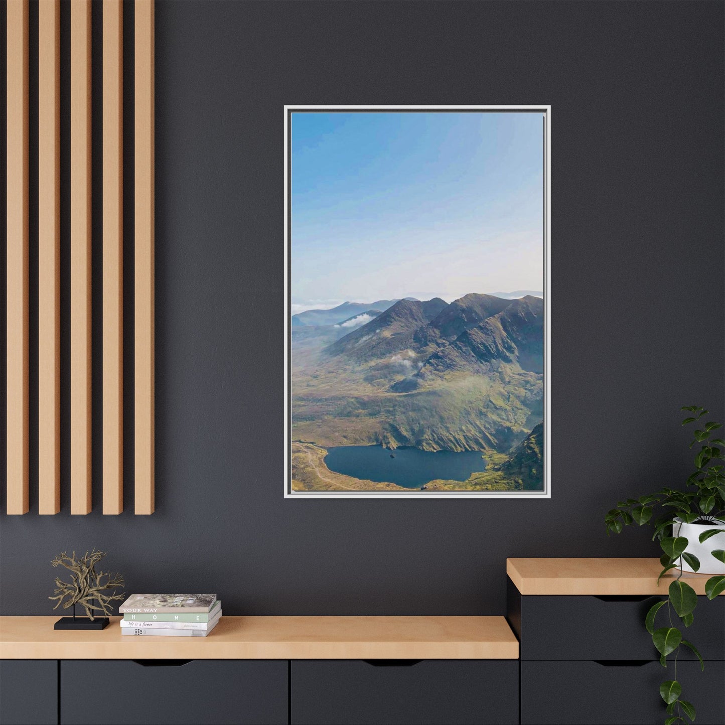 MacGillycuddy's Reeks Matte Canvas, Framed (Multi-color)