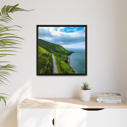 Ring of Kerry Drive Matte Canvas, Framed (Multi-color)
