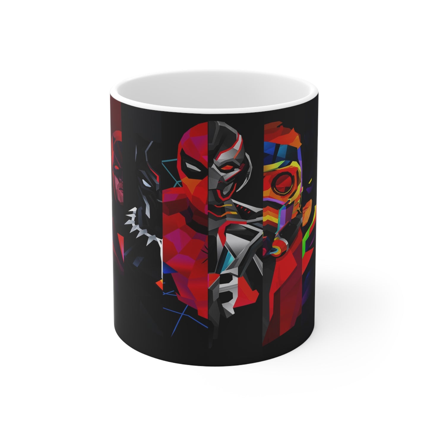 Vibrant Superhero Ceramic Coffee Cups - 11oz & 15oz