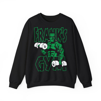 Frank's Gym Workout Crewneck Sweatshirt - Unisex Heavy Blend™ Black