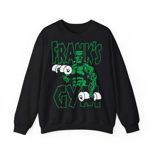 Frank's Gym Workout Crewneck Sweatshirt - Unisex Heavy Blend™ Black
