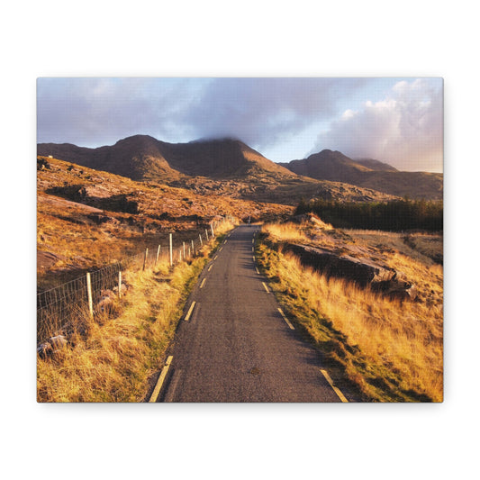 Sunset Road Matte Canvas, Stretched, 1.25"