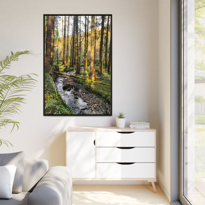 Glanageenty Forest Trail 2 Matte Canvas, Framed (Multi-color)