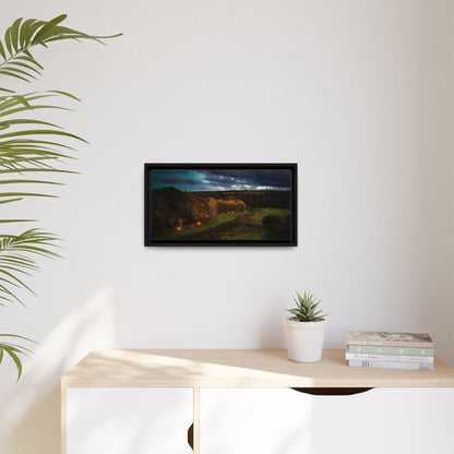 Listowel Town Park Matte Canvas, Framed (Multi-color)
