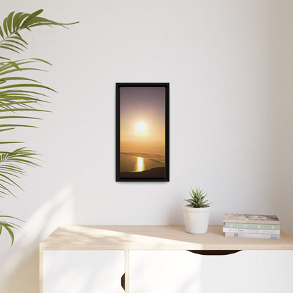 Sunset on Mount Brandon Matte Canvas, Framed (Multi-color)
