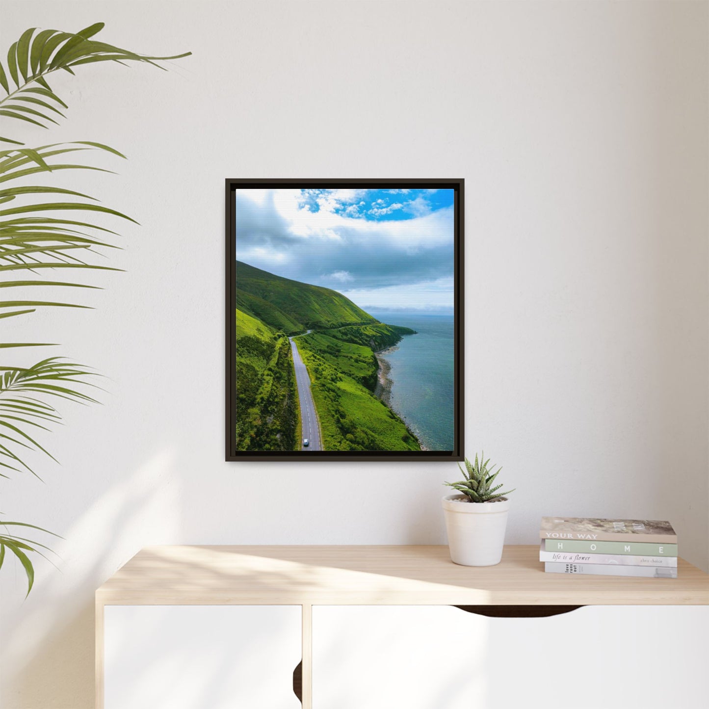 Ring of Kerry Drive Matte Canvas, Framed (Multi-color)